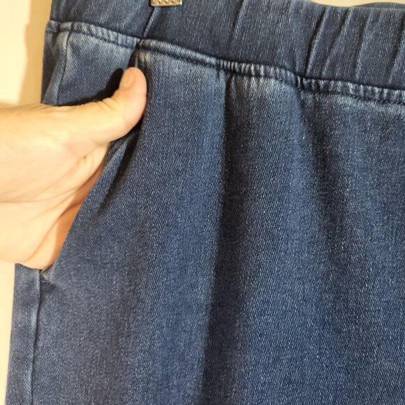 Lemon Way Women's Pull On Skinny Jeans Size 14 Blue - Picture 3 of 9